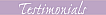 Testimonials